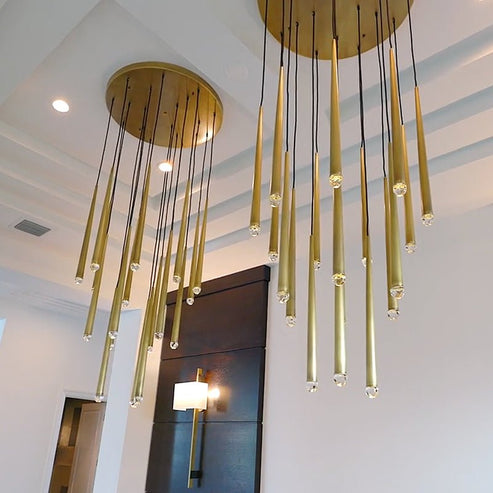 Aquitains Modern Round Chandelier