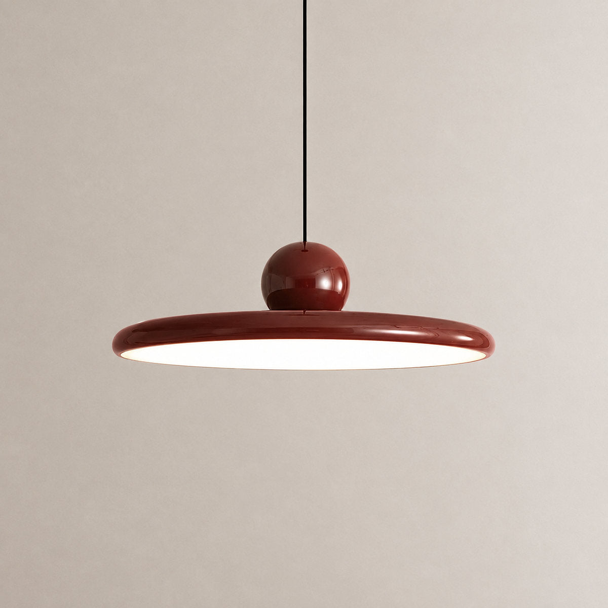 Round Disc Swag Pendant Light