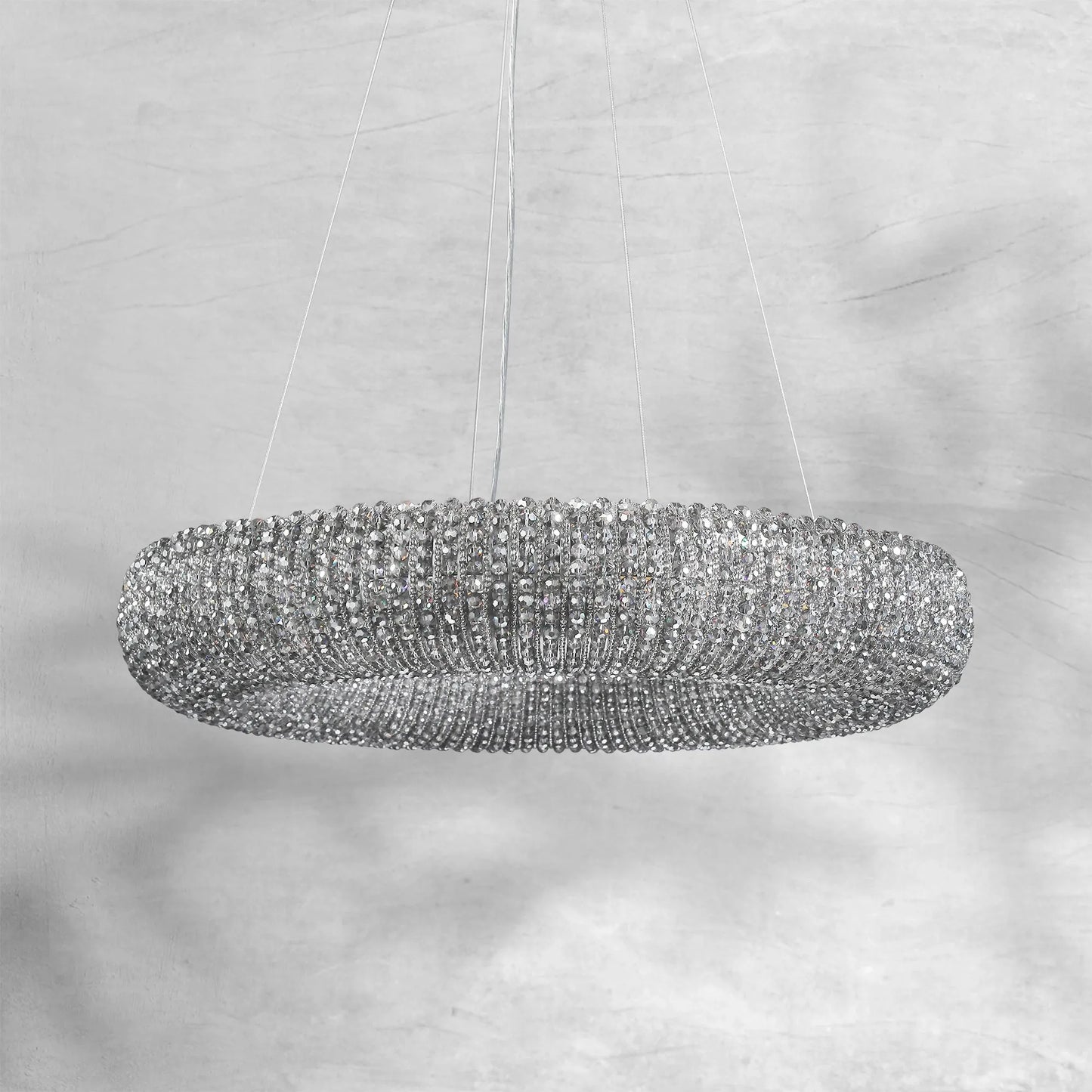 Haze Crystal Round LED Chandelier