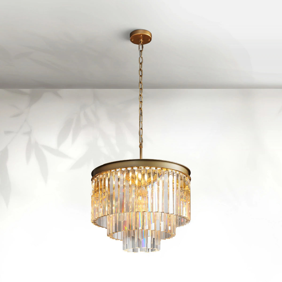 1920s Odeom Round Chandelier 20"32"44"