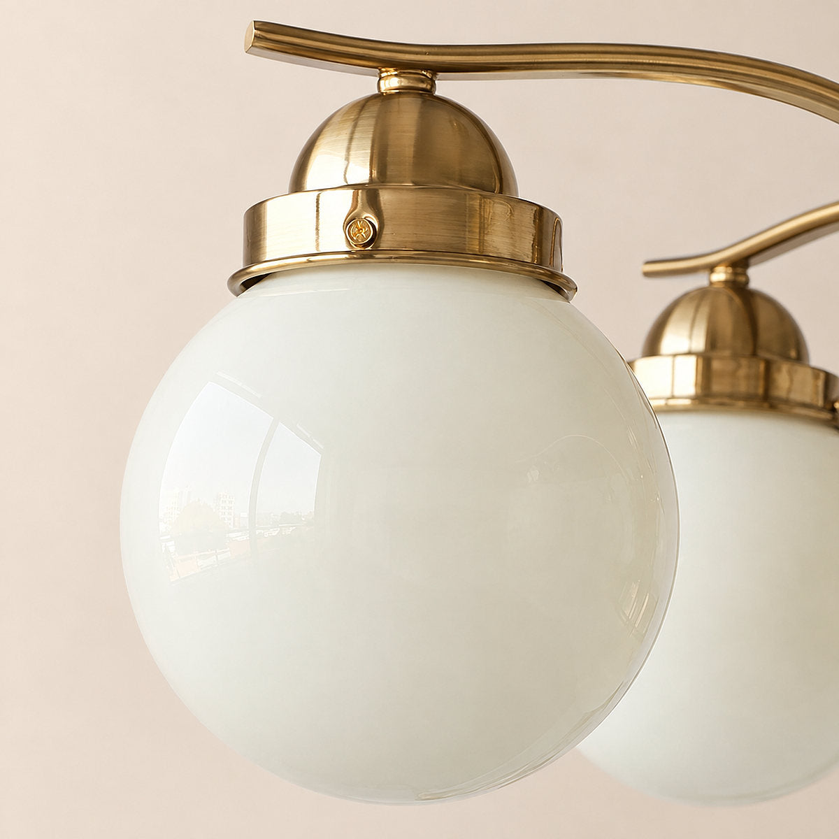 Tricolordeer Globe Glass Multi-Light Chandelier