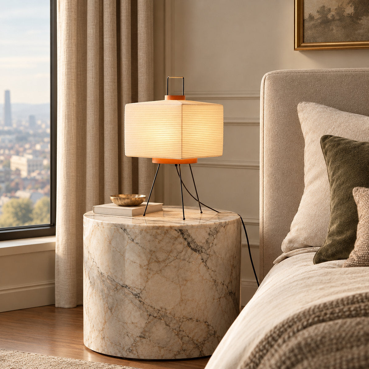 Handmade Mulberry Paper Table Lamp