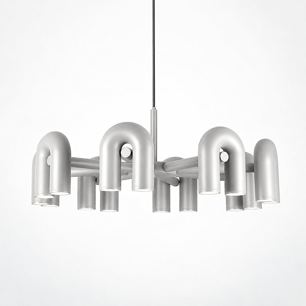 Tricolordeer Adjustable U-Module Aluminum LED Chandelier