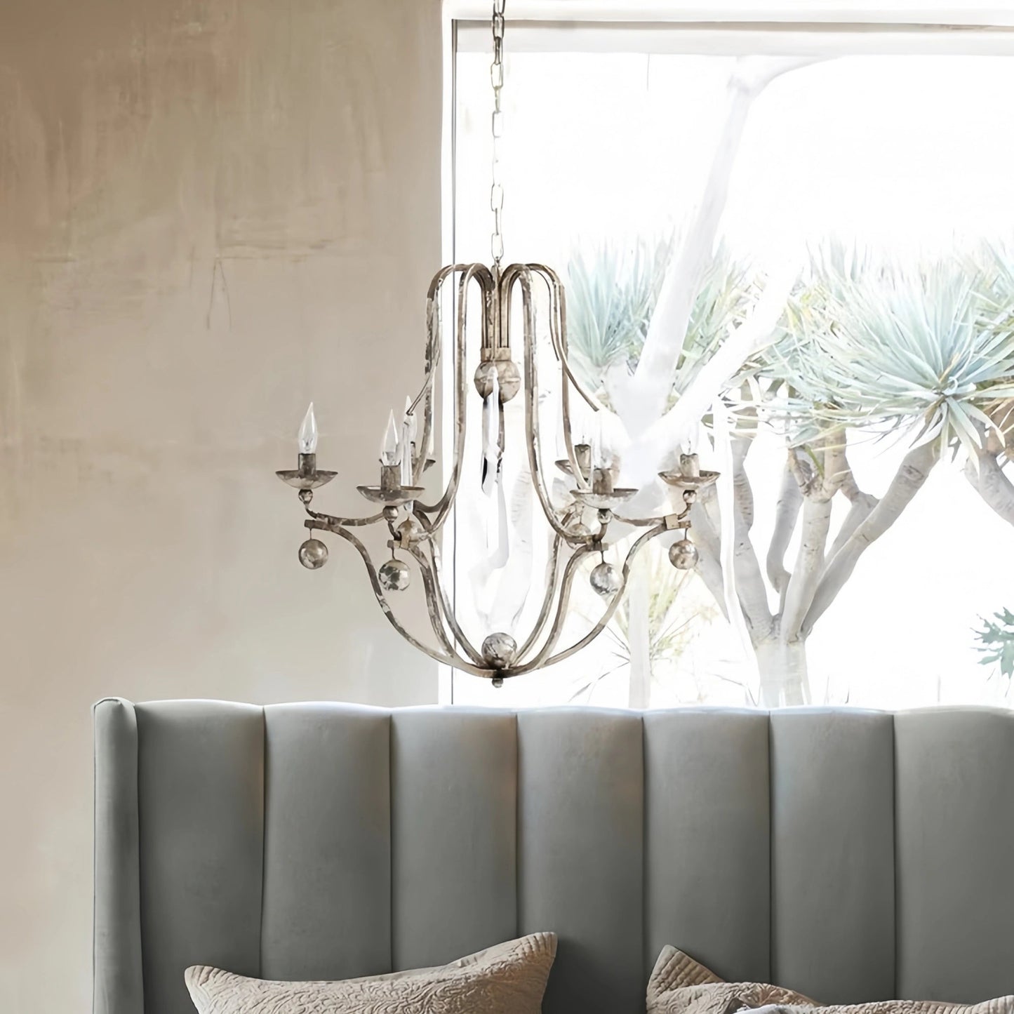 Bonita Chandelier- Silver