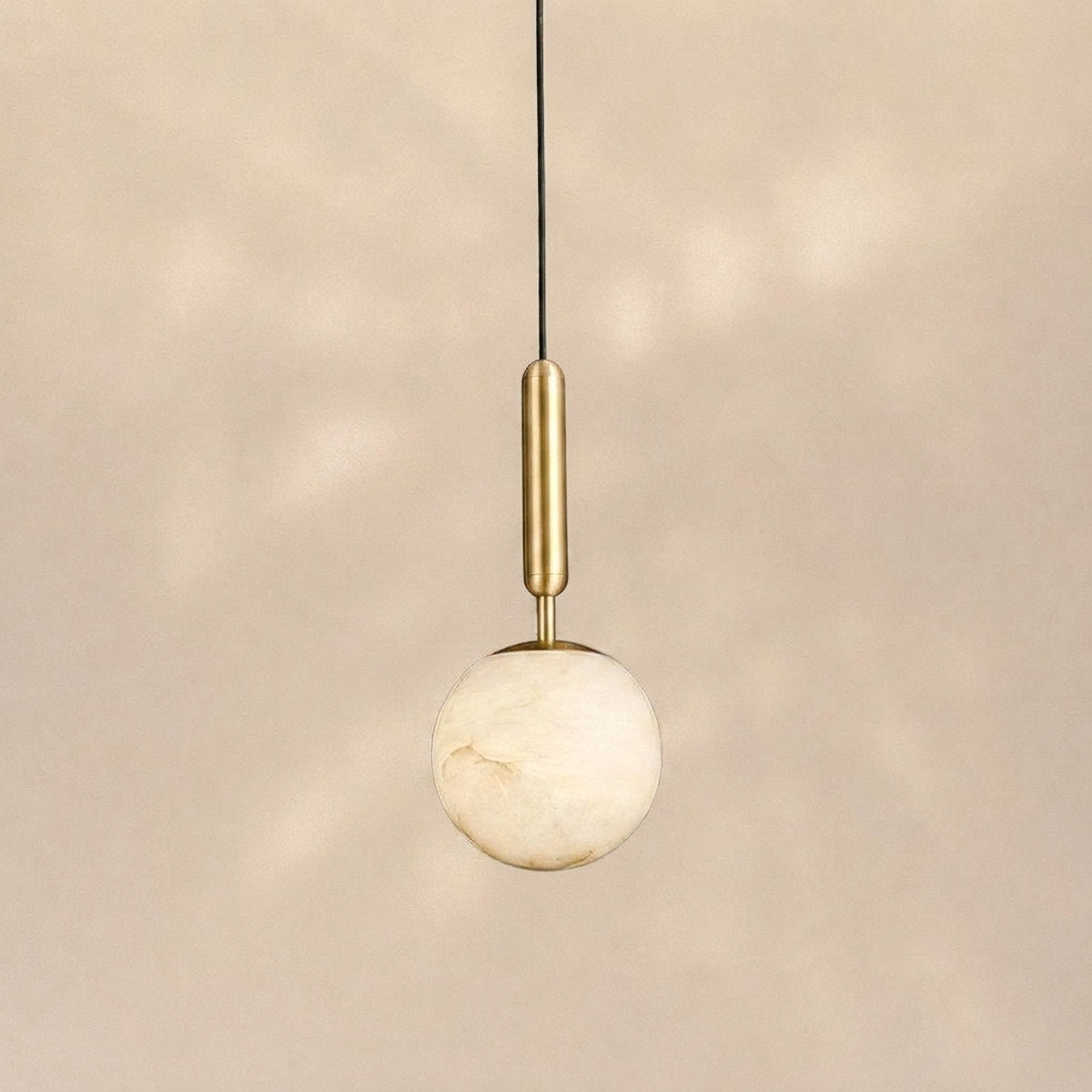 Alabaster Globe Pendant Light Collection for Dining Room & Living Room