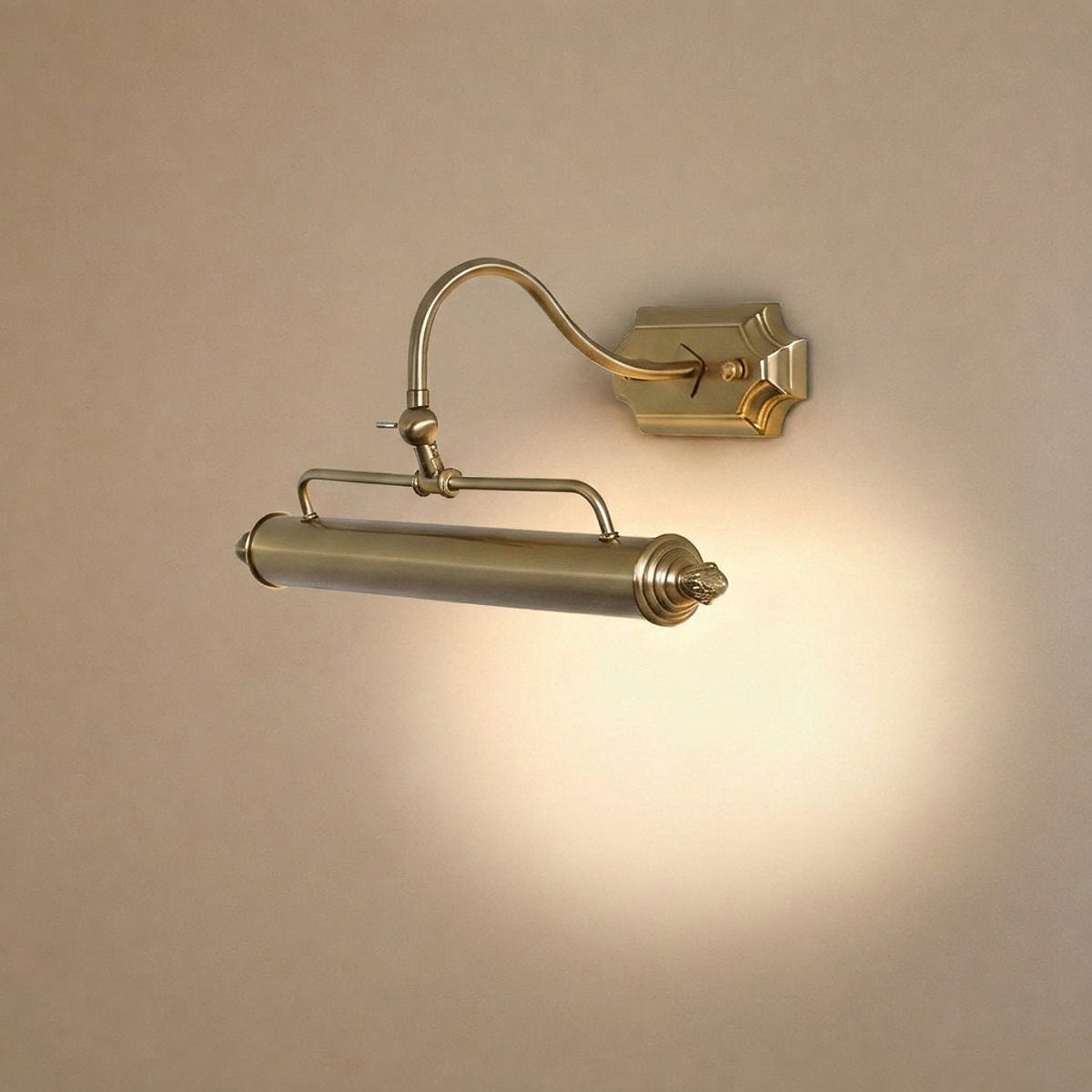 Lumeo Wall Lamp, L 18.1~24.4-Inch x H 12.6-Inch, Gold for Living Room