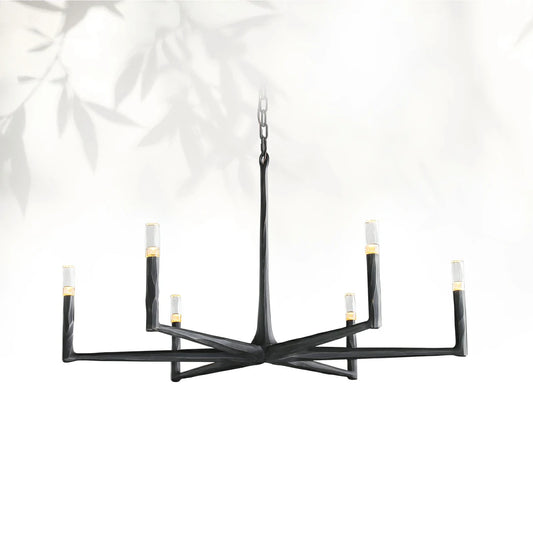 Thaddeas Forged Round Chandelier 12"/36"/48"/60"/72"