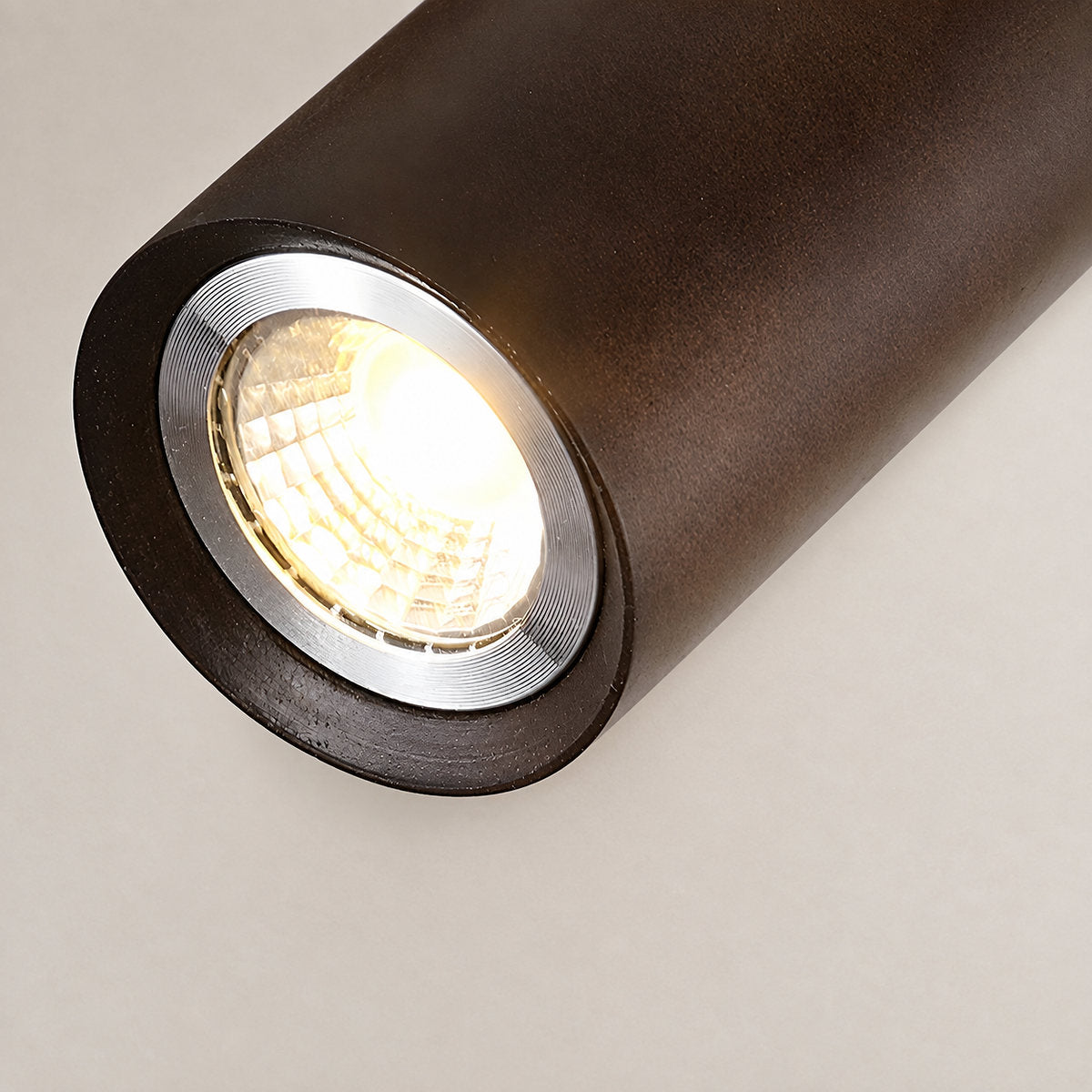 Natural Wood Beam Light Spotlight, L 5.1~47.2-Inch x H 8.7-Inch, Wood, Warm Light for Living Room & Bedroom