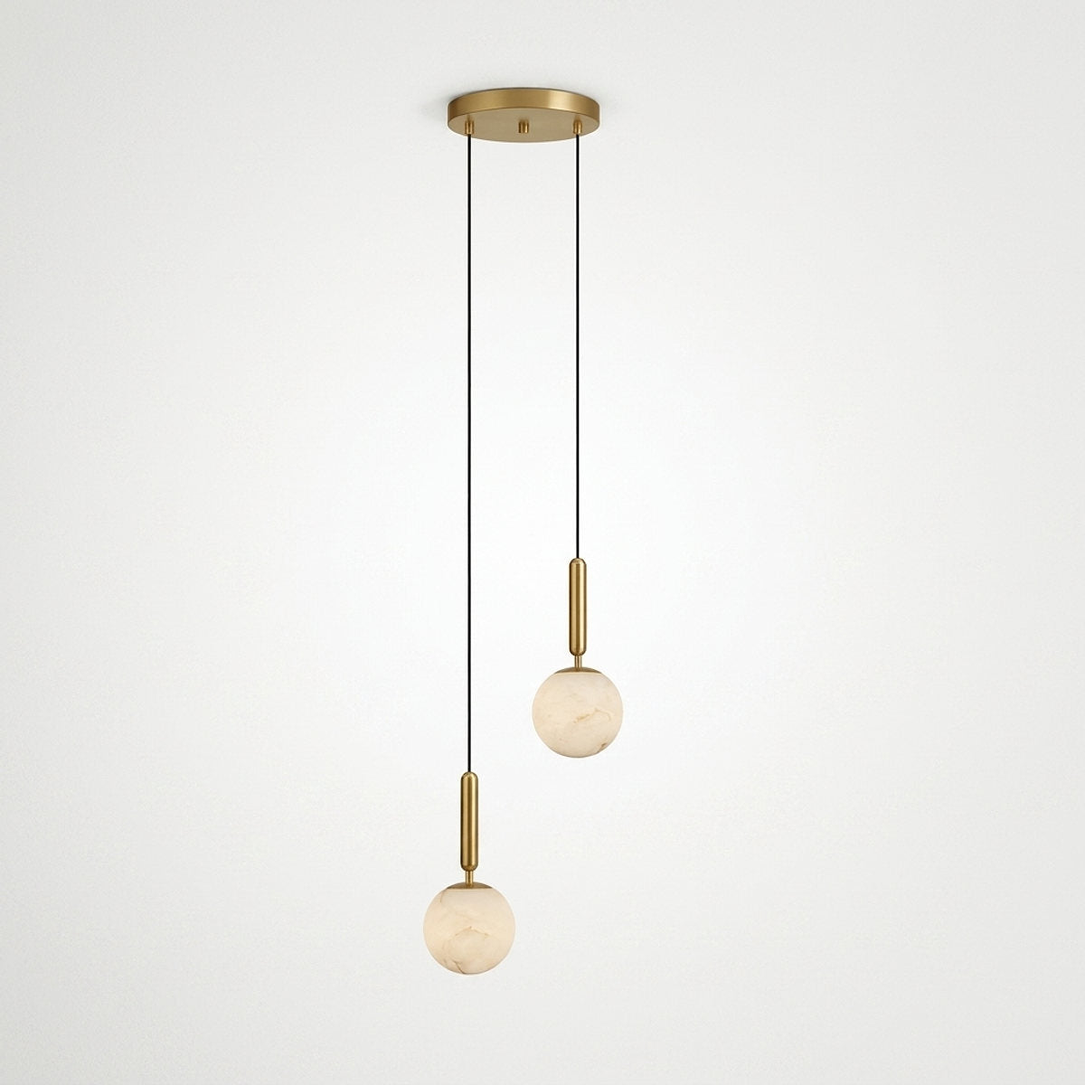Alabaster Globe Pendant Light Collection for Dining Room & Living Room