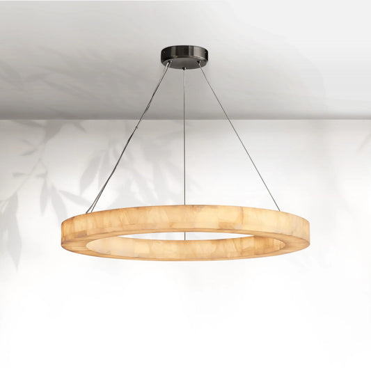 Rivaga Calcite Round Chandelier