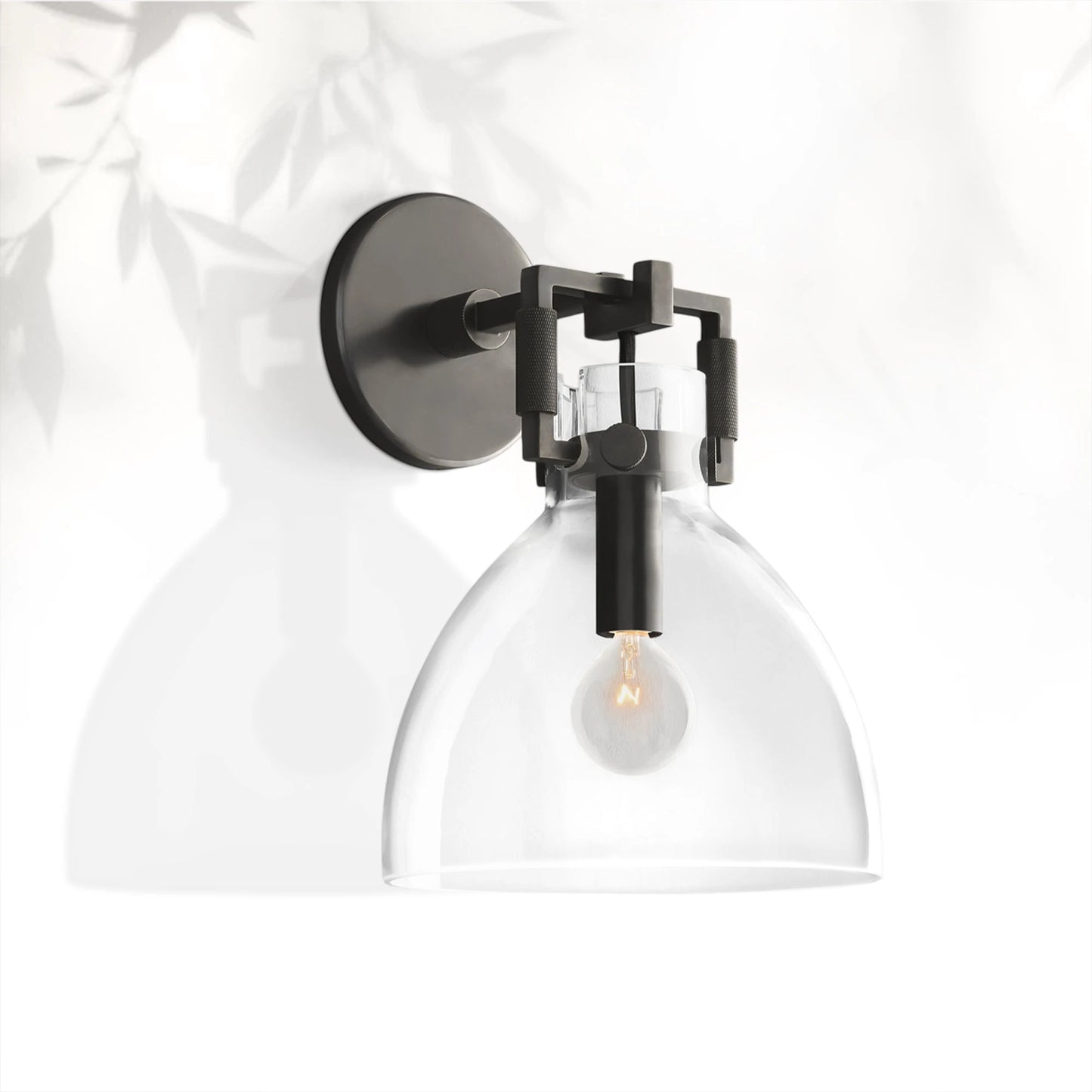 Machine Glass Wall Sconce