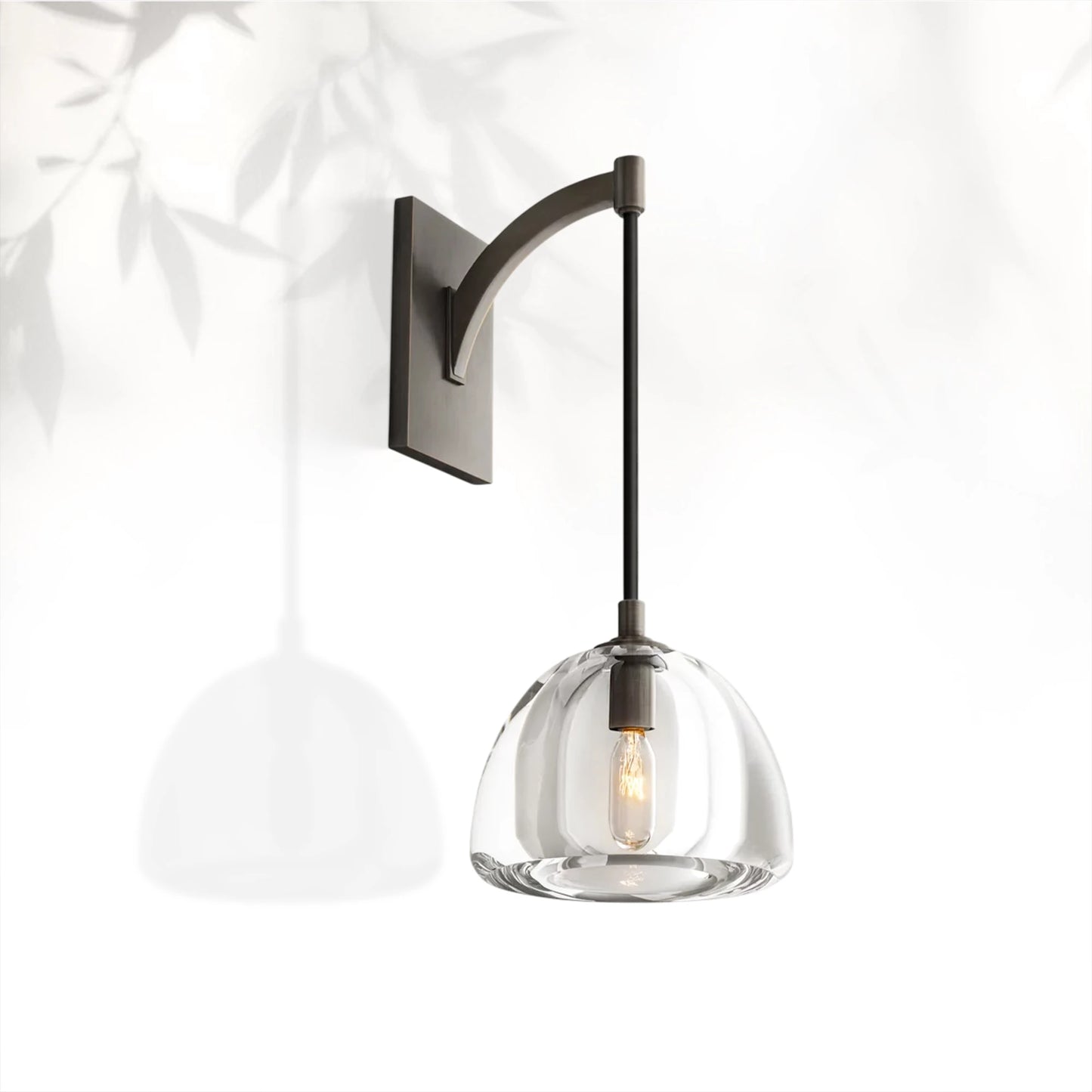 Hemispheae Modern Glass Wall Sconce
