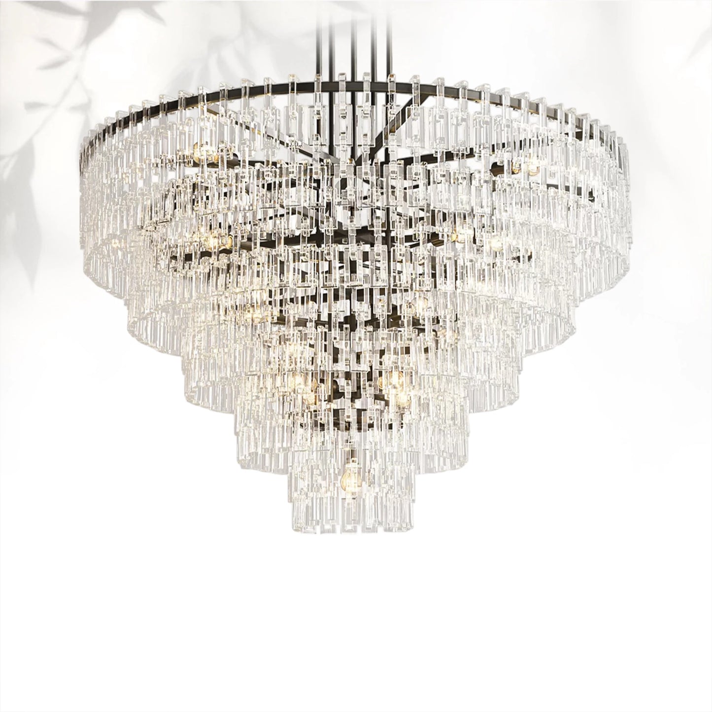 Marigan Modern Tiered Round Crystal Chandelier 36'', 48", 60"