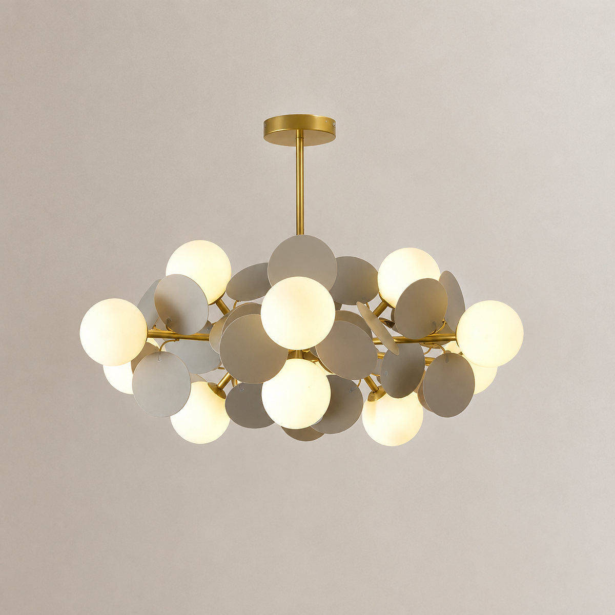 Tricolordeer Botanical Branching Glass Tree Chandelier