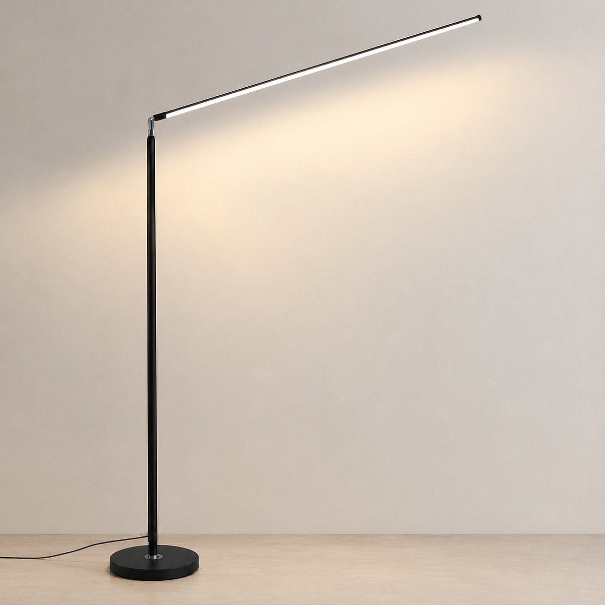 Linear Minimalist LED Reading Floor Lamp