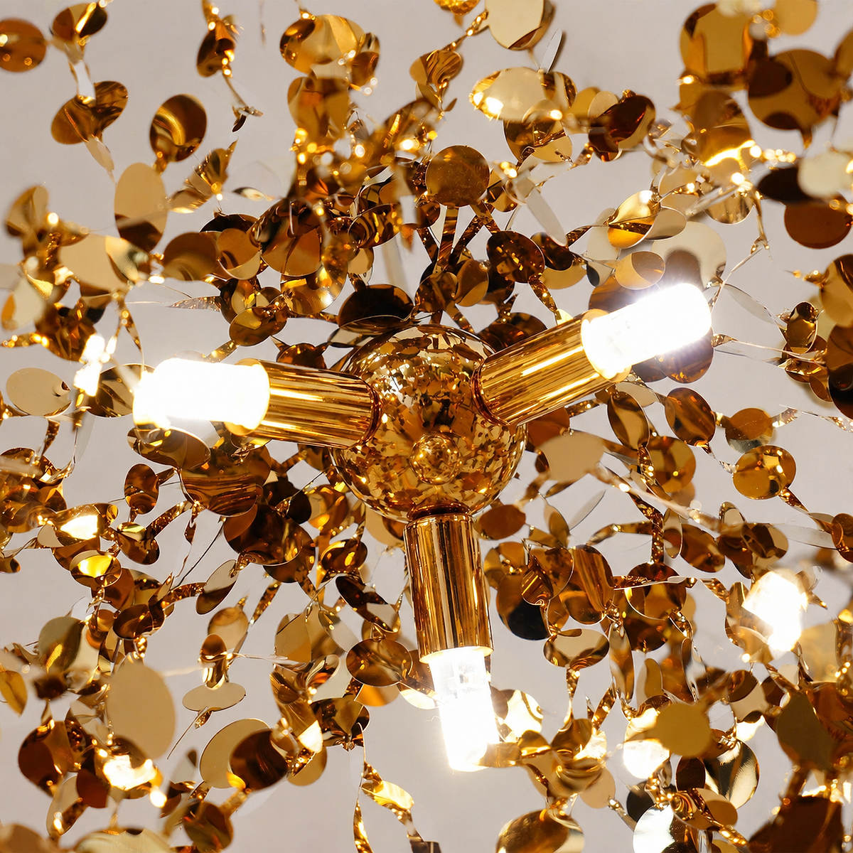 Tricolordeer Polished Disc Stainless Steel Pendant Lamp