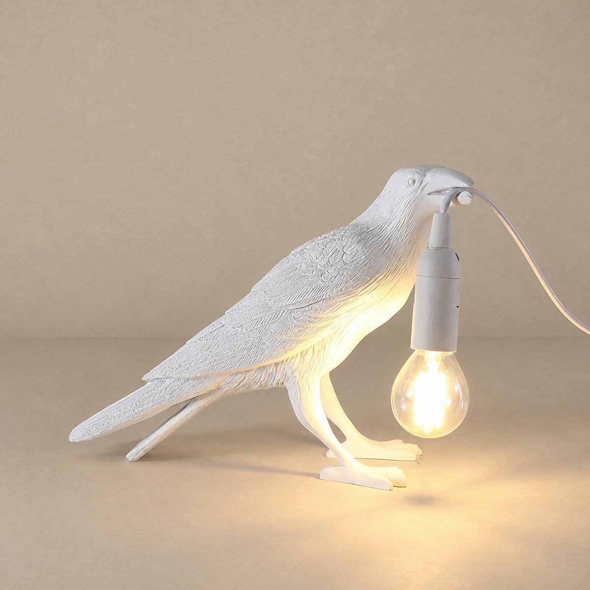 Sculptural Bird Accent Table Lamp
