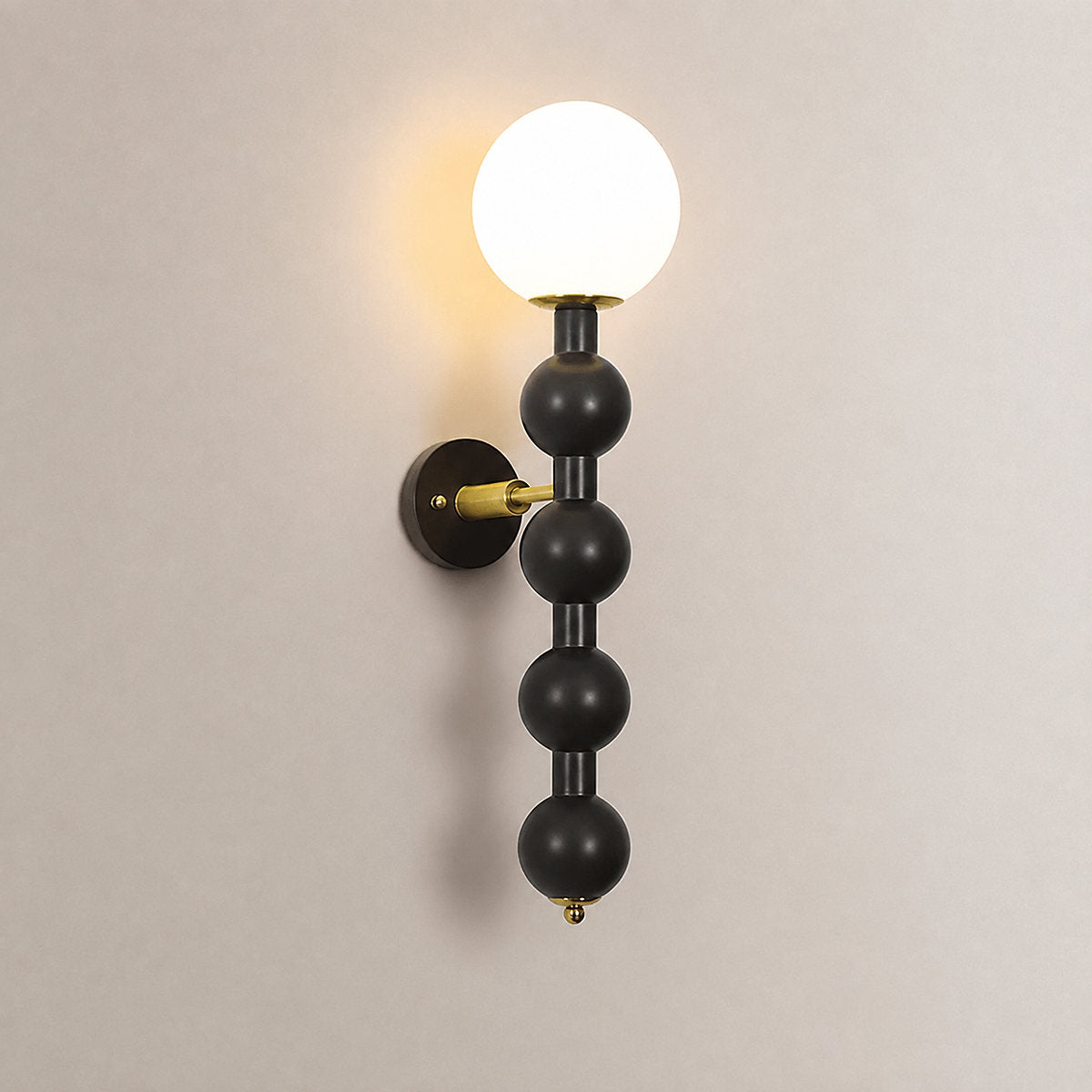 Bubbly Wall Lamp, Walnut for Living Room