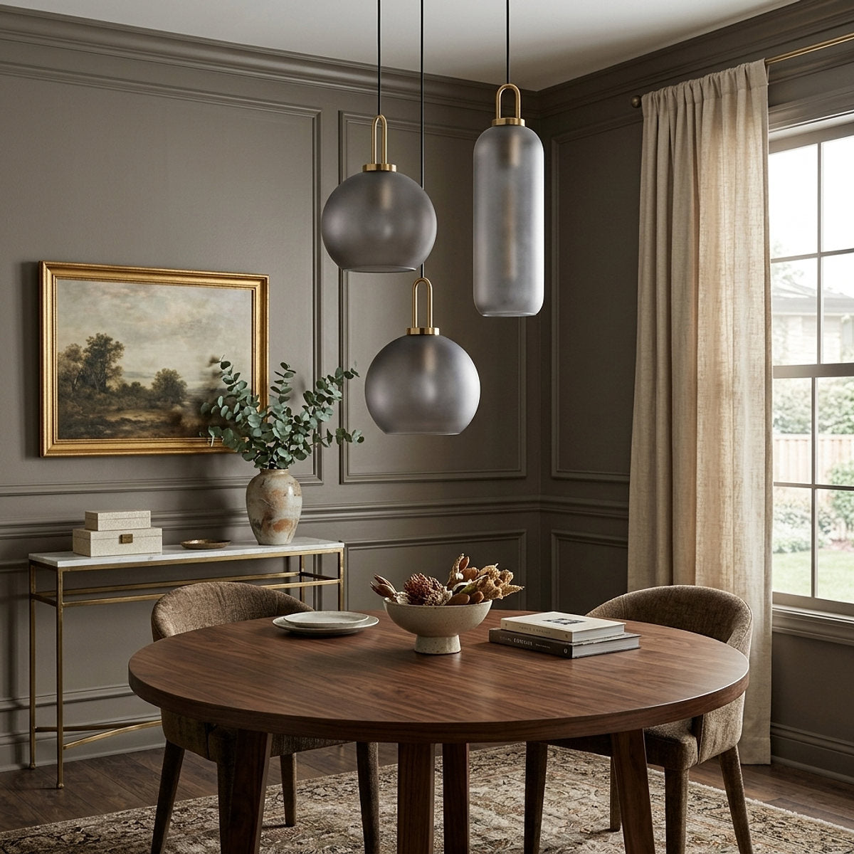 Minimalist Artisan Glass Pendant Light