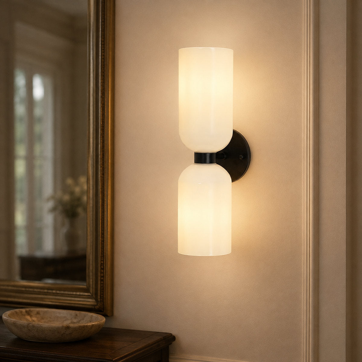 Edie Wall Lamp, 4.7-Inch x H 13.8-Inch, Gold for Living Room