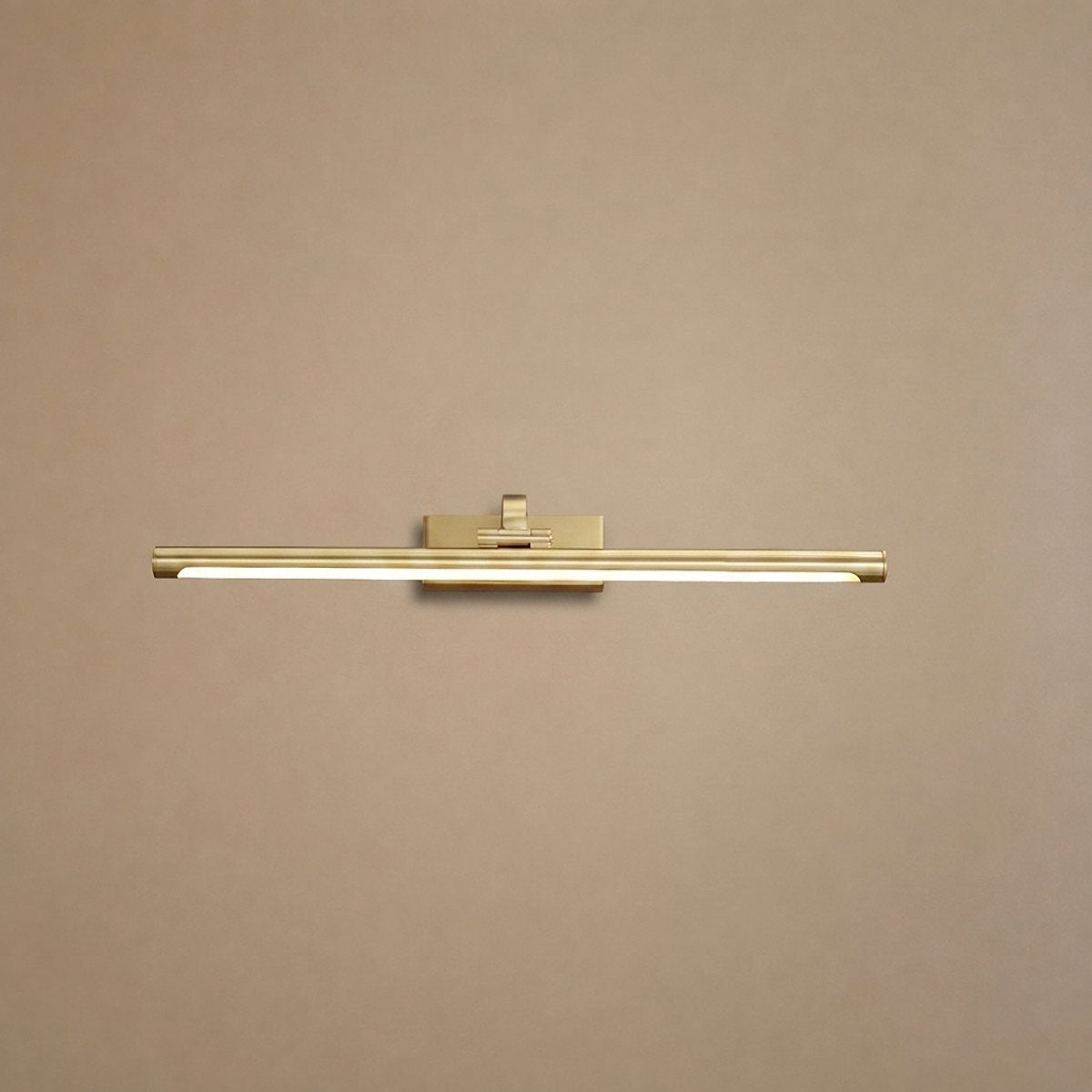 Walnut Color Linear LED Wall Lamp, 15.7~27.5-Inch x H 3.3-Inch, Walnut, Warm Light for Living Room & Dining Room