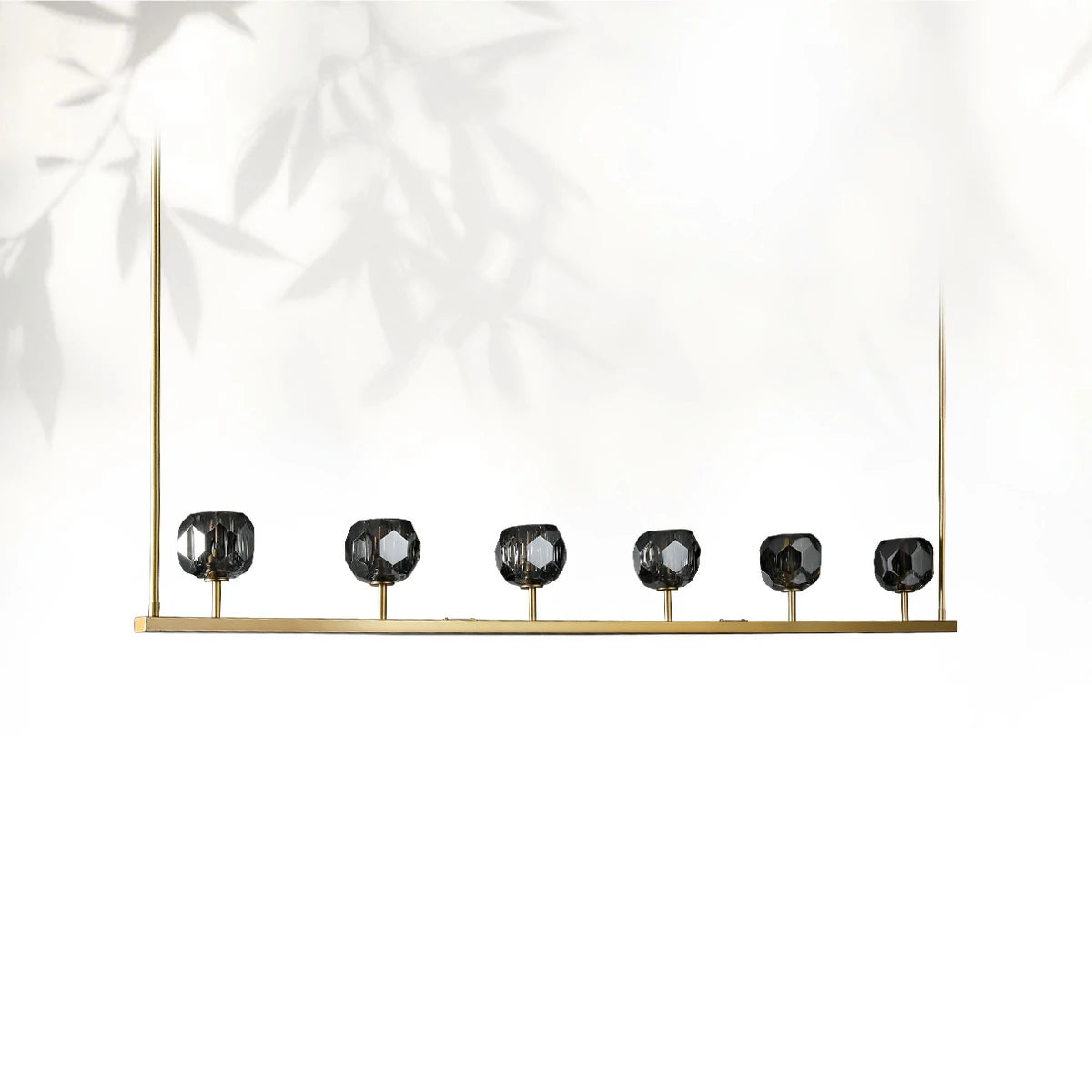 Boule Do Cristal Glass Linear Chandelier