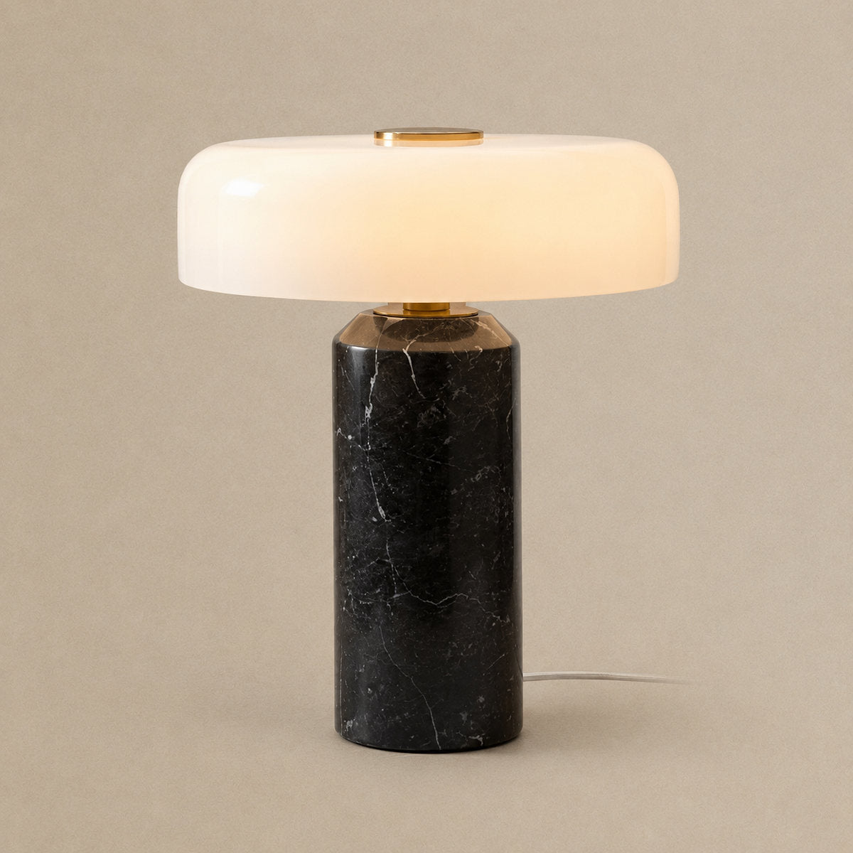 Tricolordeer Sculptural Marble LED Accent Lamp