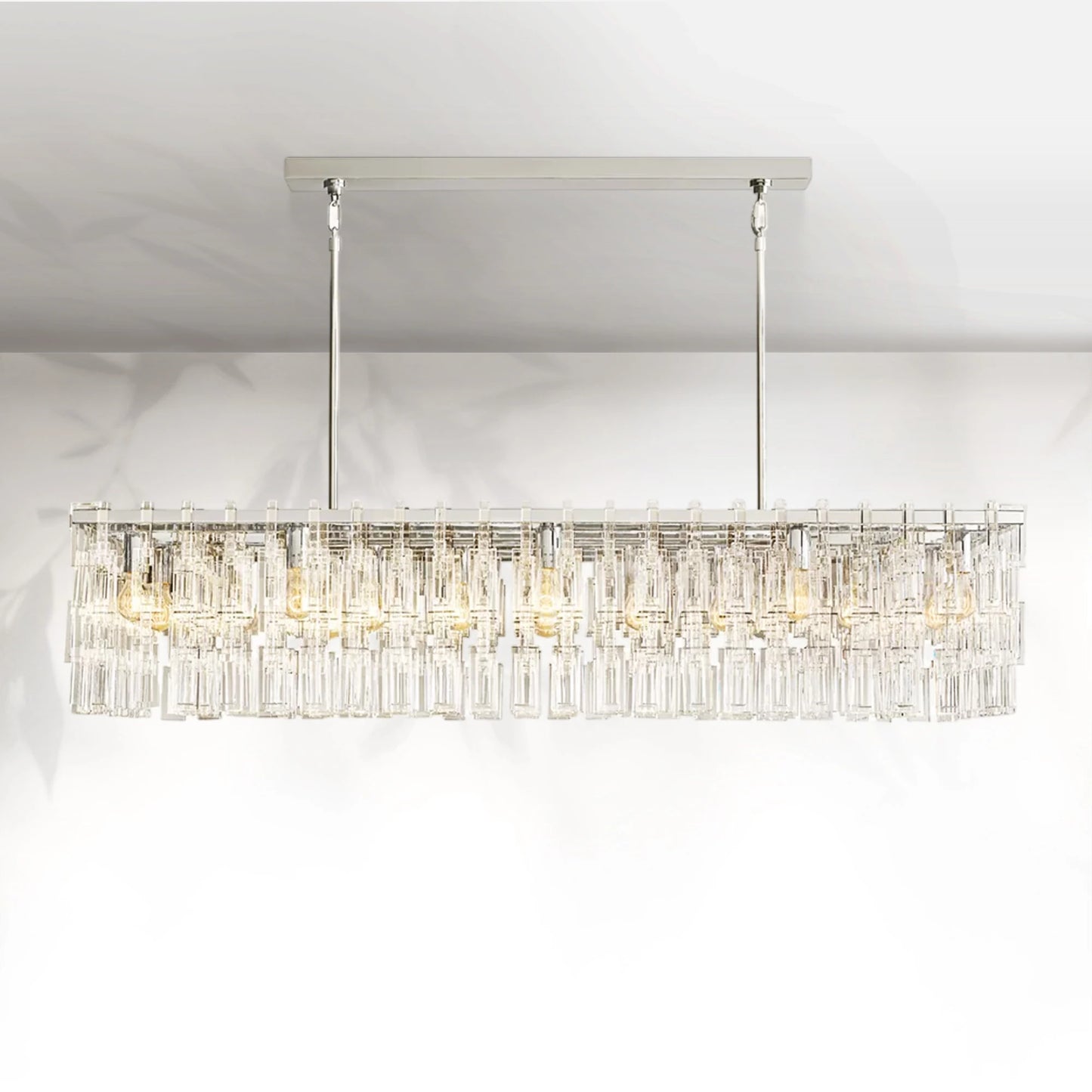 Marigan Crystal Rectangle Chandelier 60"