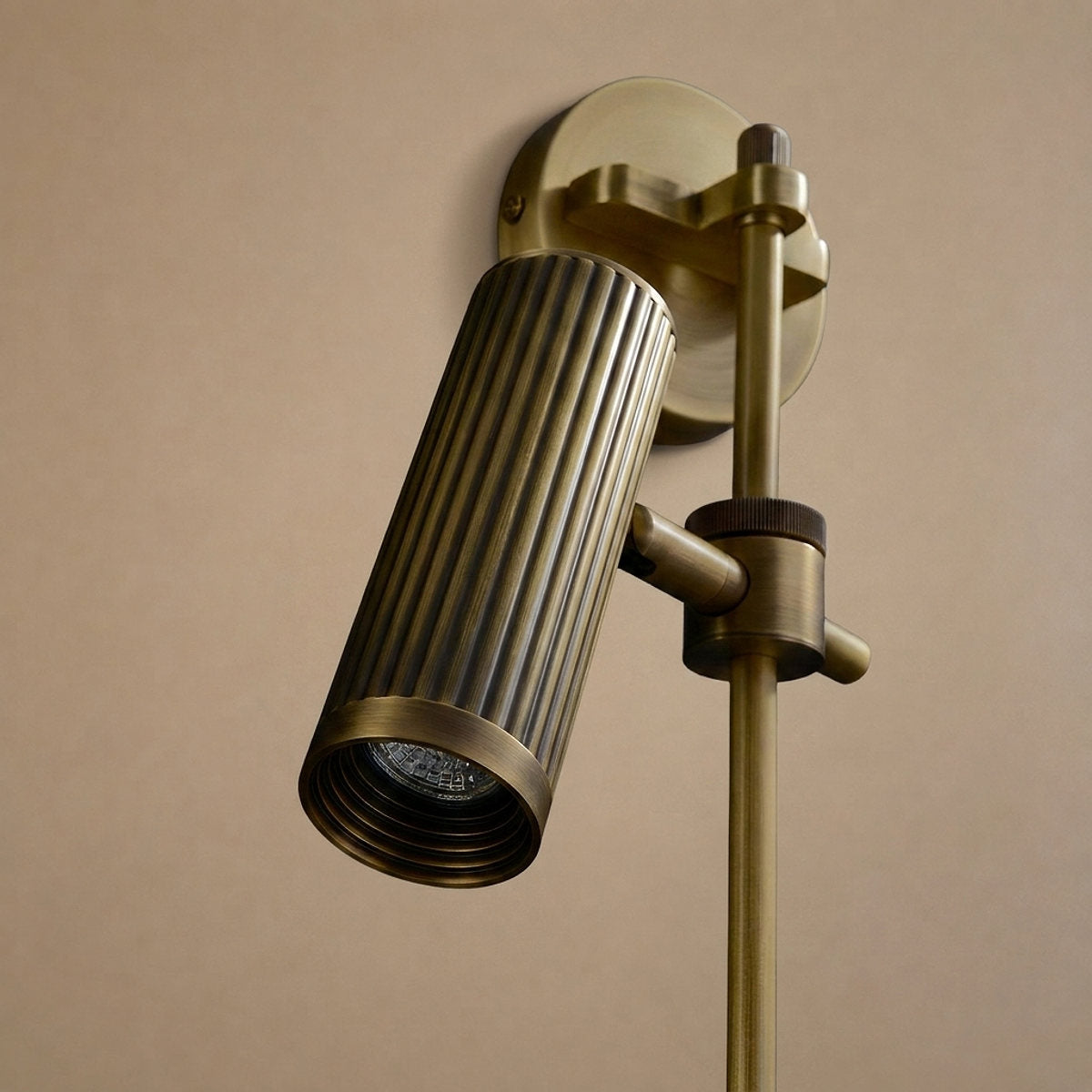 Spot Rail Wall Lamp,6.7~ 9.4-Inch x H 21.7~28-Inch, Bronze for Living Room