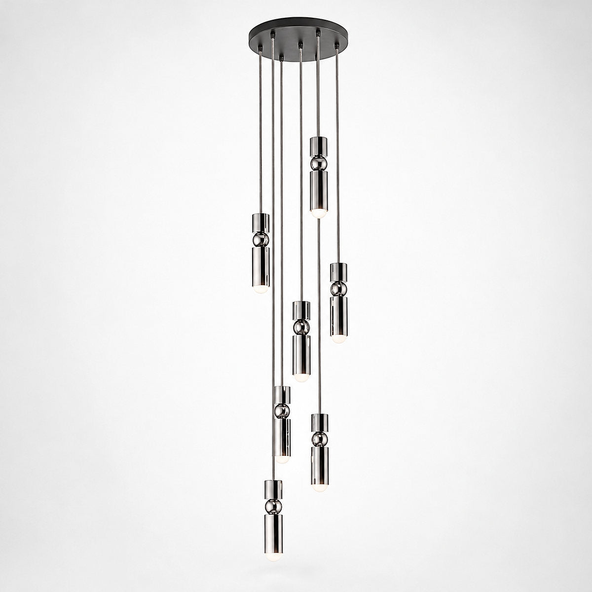 Geometric Cylinder Cluster Pendant Light