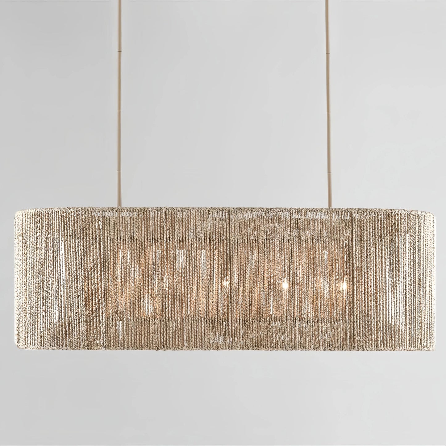 Farrington Abaca Linear Chandelier 42"