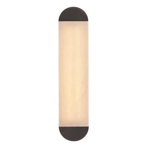 Ghost alabaster wall sconce
