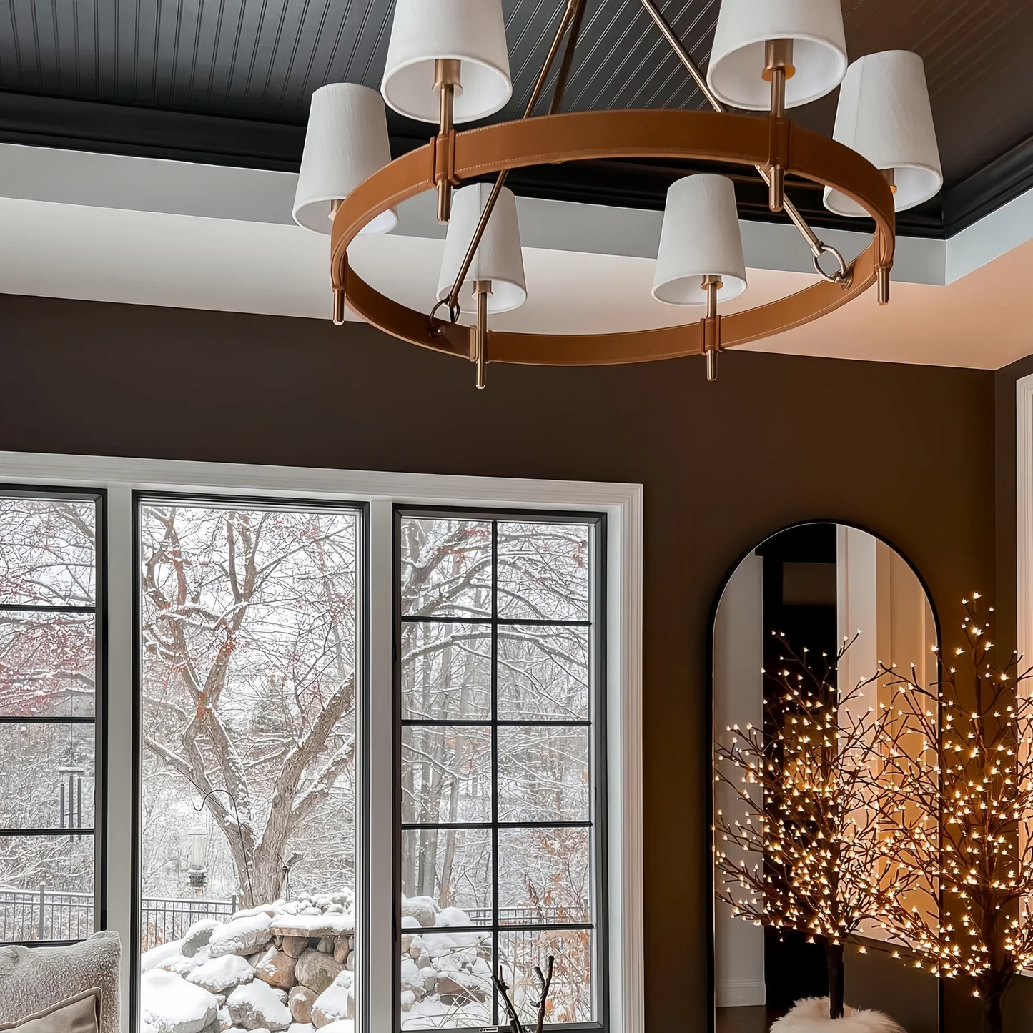 Hasting Round Chandelier 6 Light