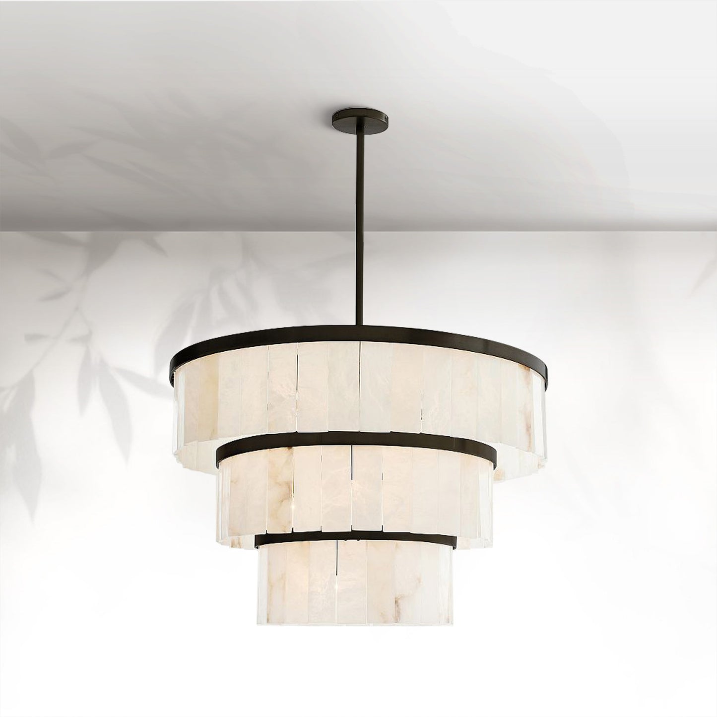 Windham Alabaster 3 Tier Chandelier