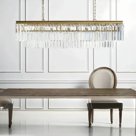 Leylind Tiered Rectangular Chandelier