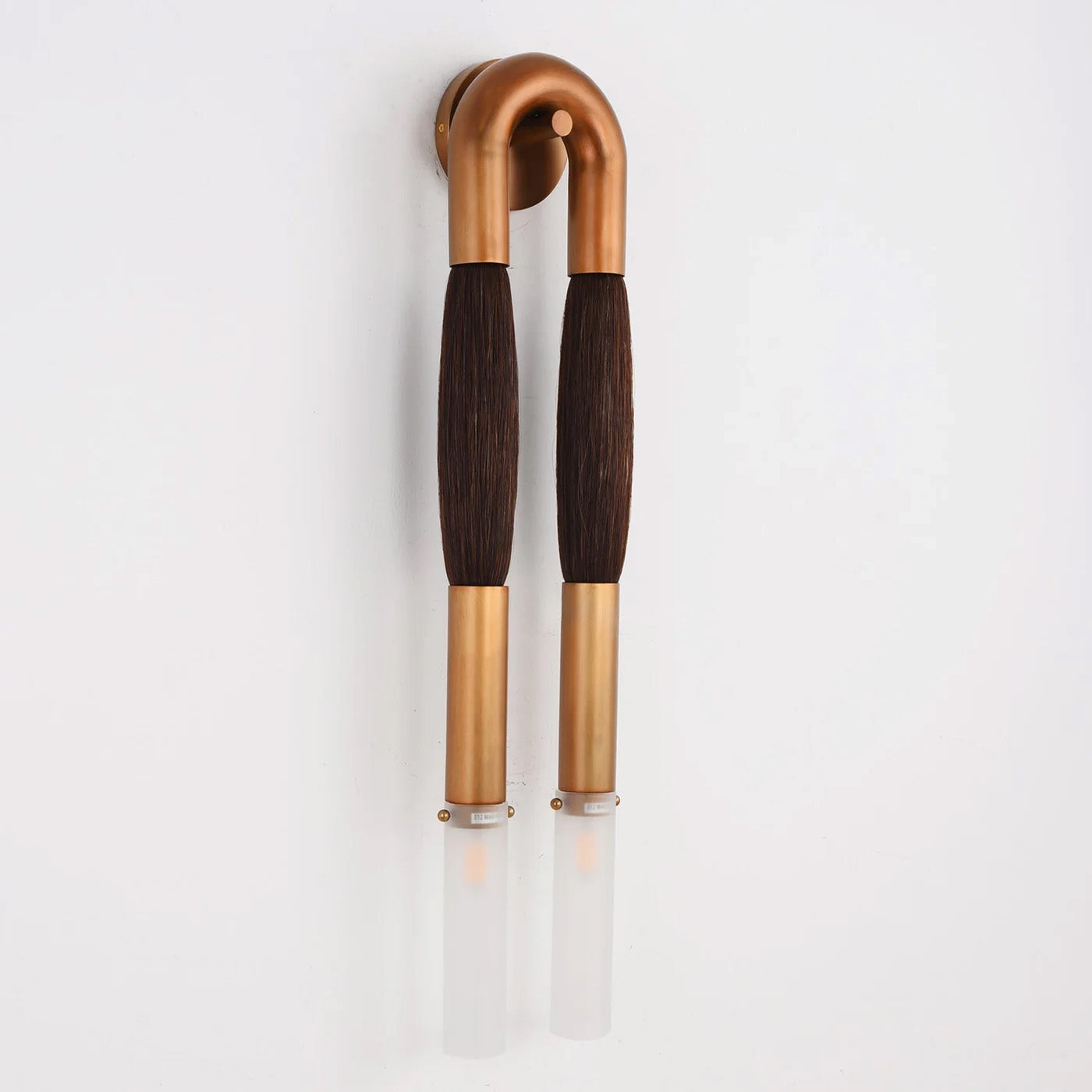 Double Head Antonia Horsehair Sconce