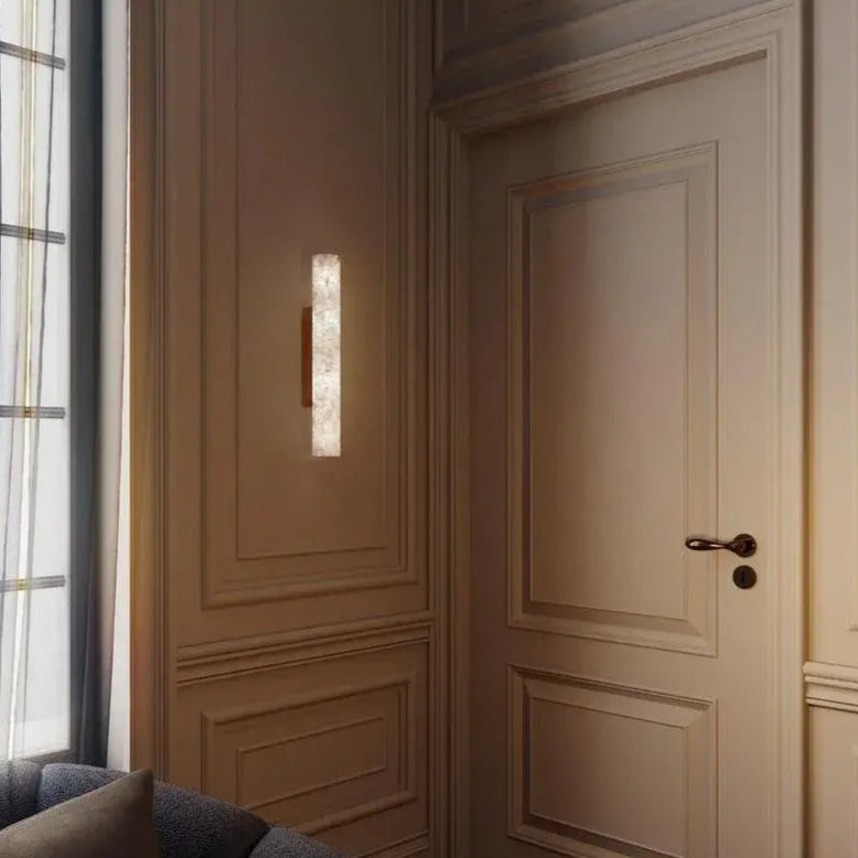 Tarron Modern Alabaster Linear Wall Sconce