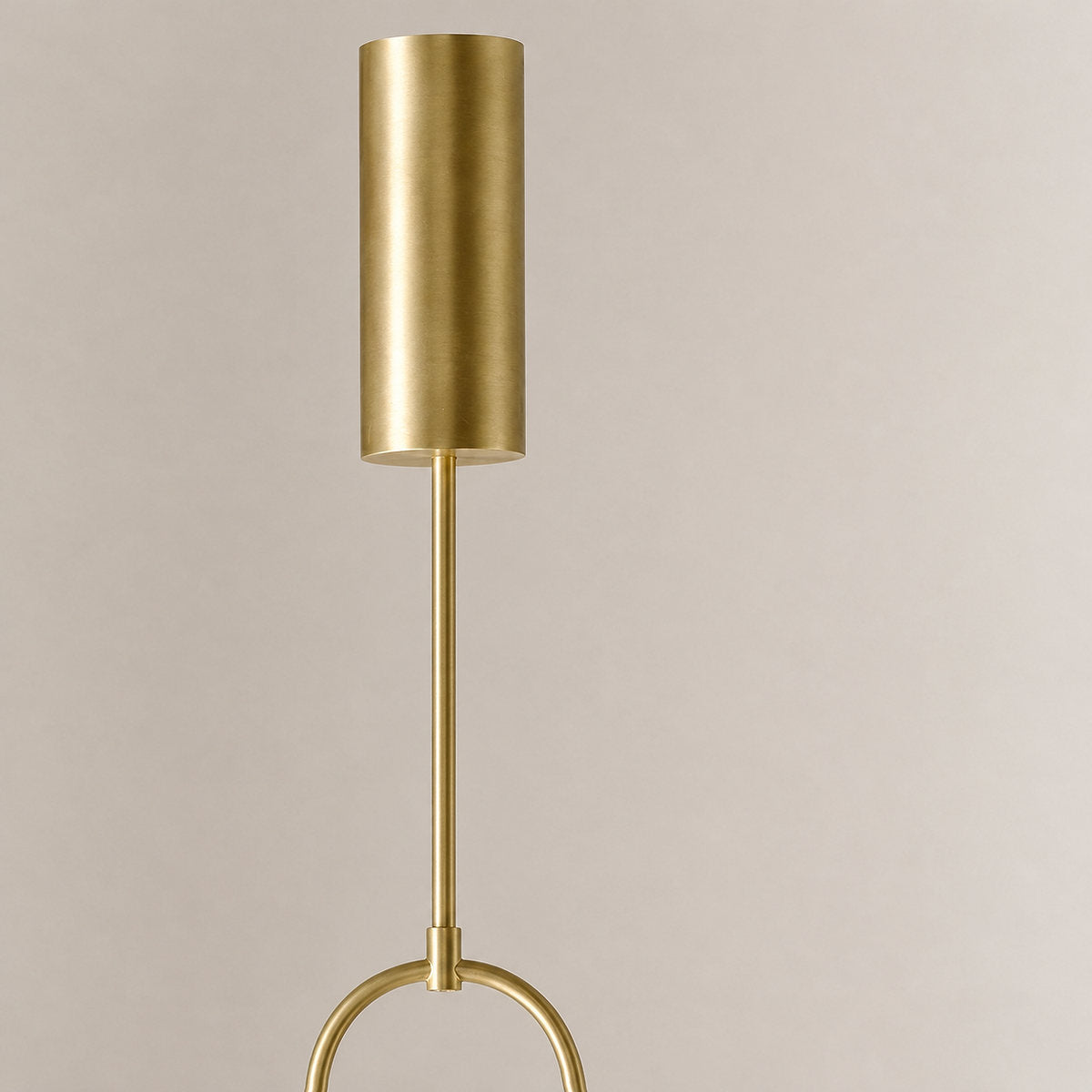 Tricolordeer Curved Metal Arc Sphere Chandelier