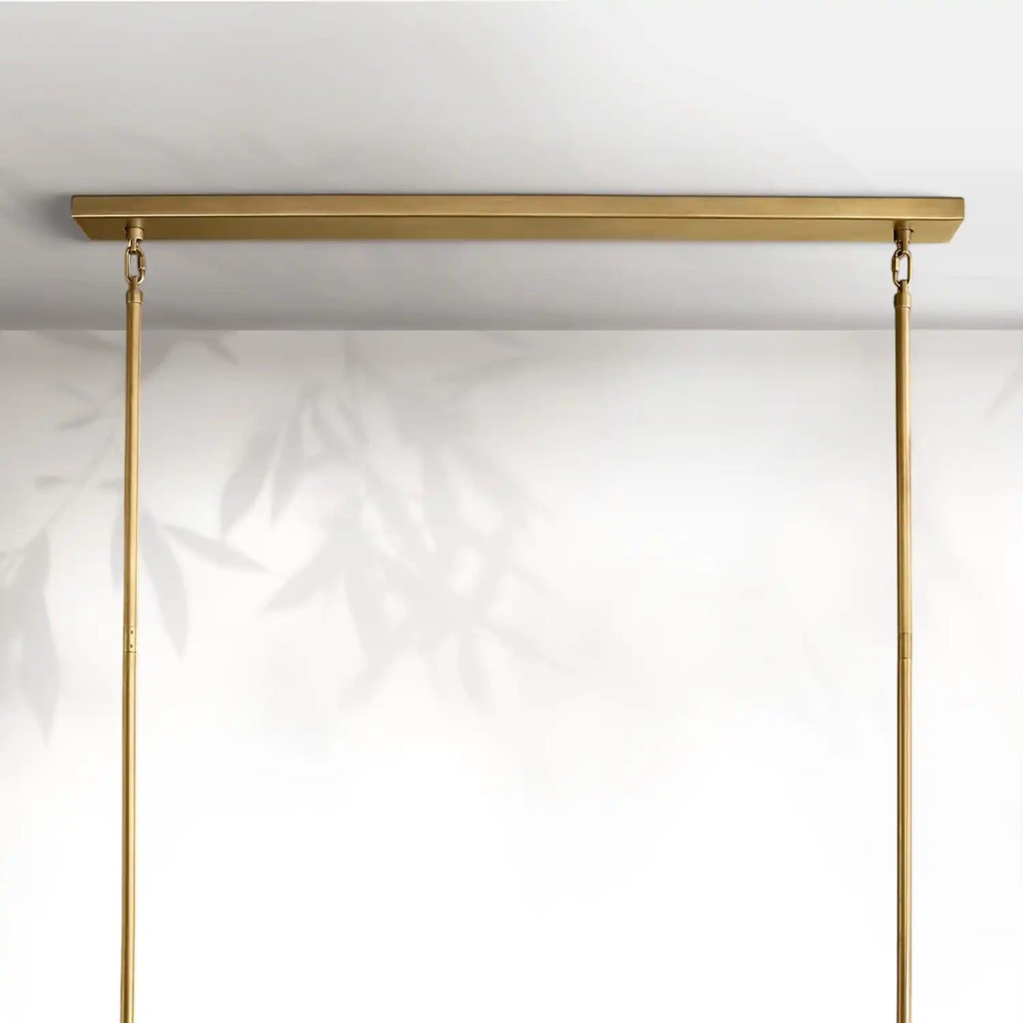 Chiaravalle Glass Tired Rectangular Chandelier