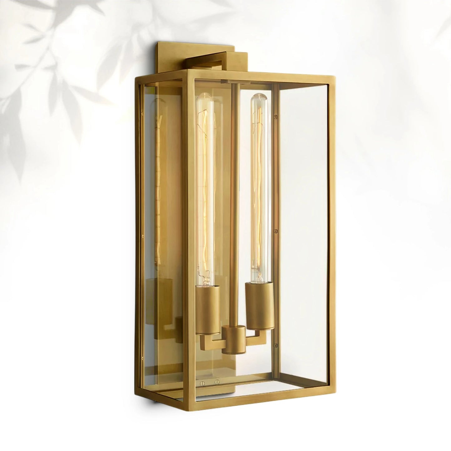 Bickman Outdoor Square Lantern Wall Sconce 18"21"28"