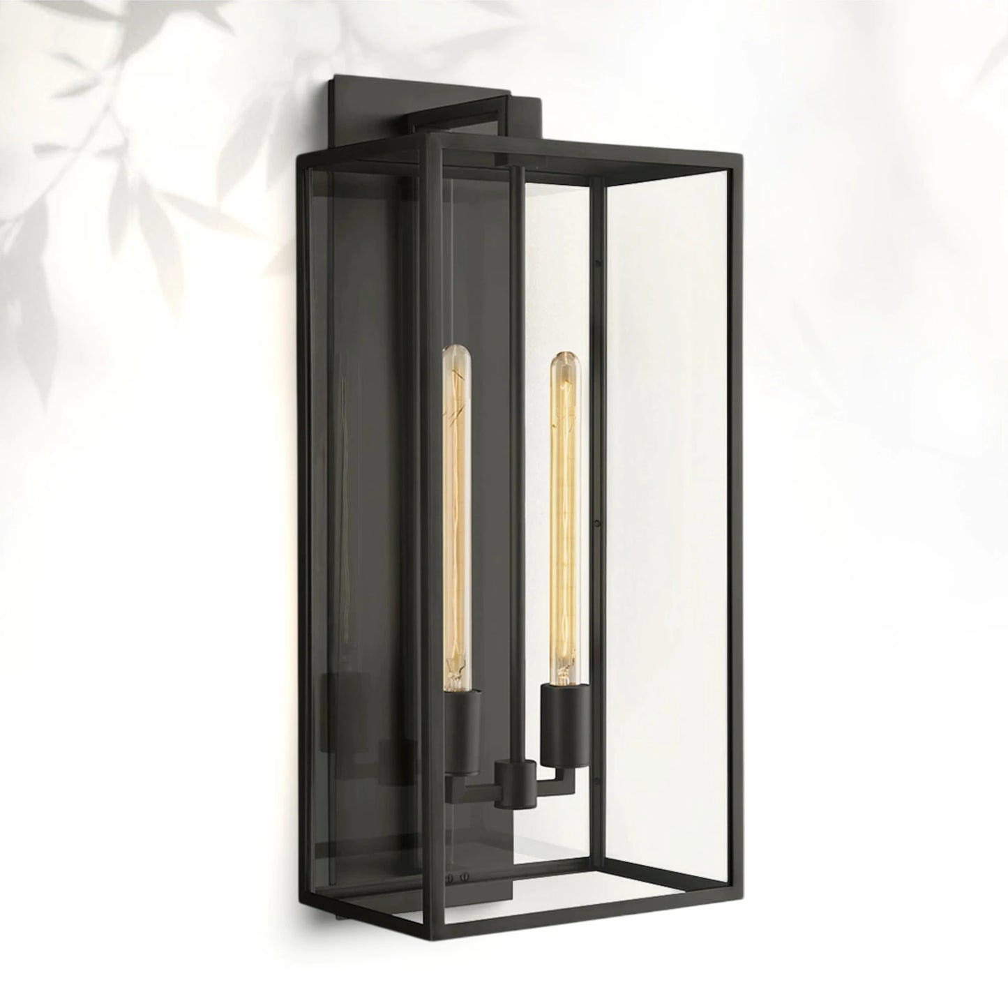 Bickman Outdoor Square Lantern Wall Sconce 18"21"28"