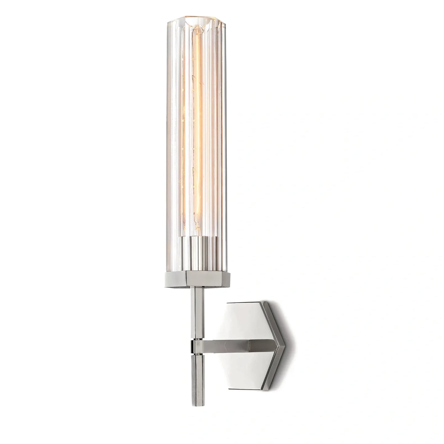 Lameth Hexagonal Wall Sconce 14"19"