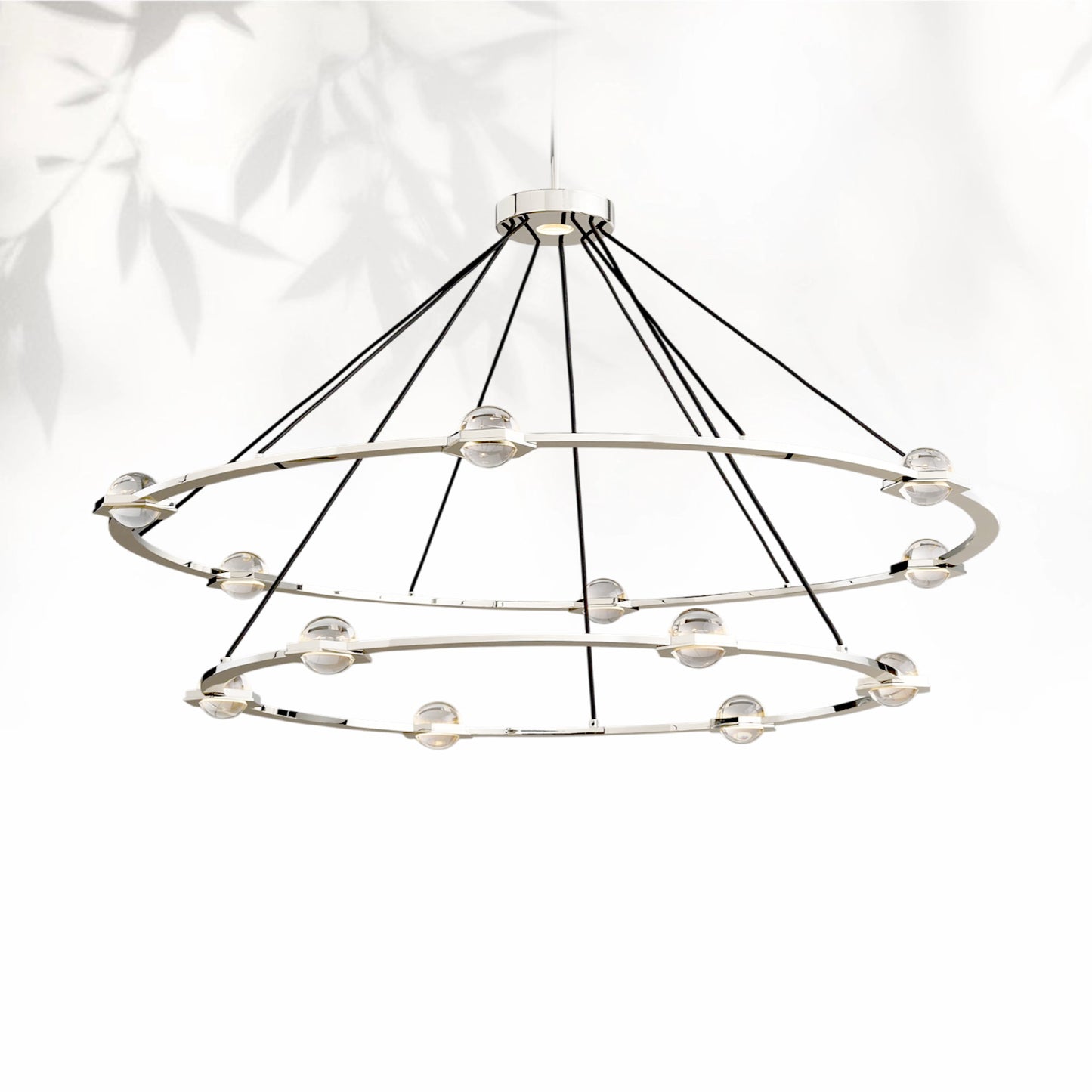 Eclatamt Two-Tier Round Chandelier