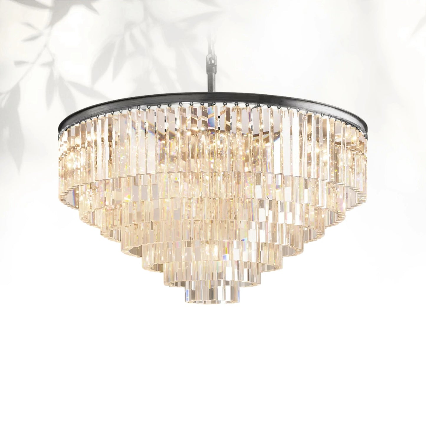 1920s Odeom Round Chandelier 20"32"44"