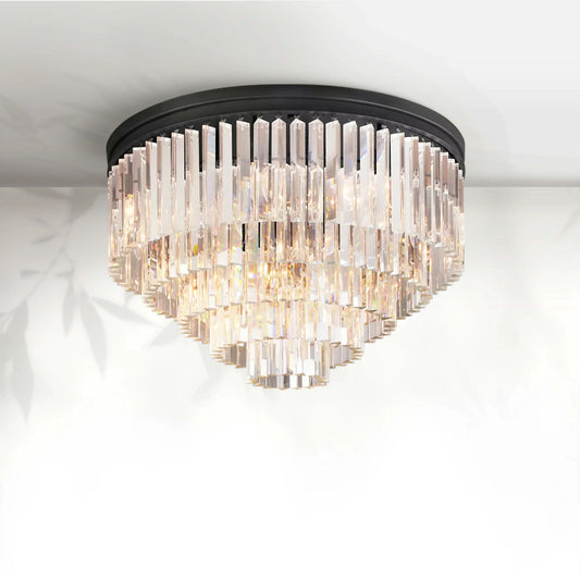 1920s Odeom Round Flushmount