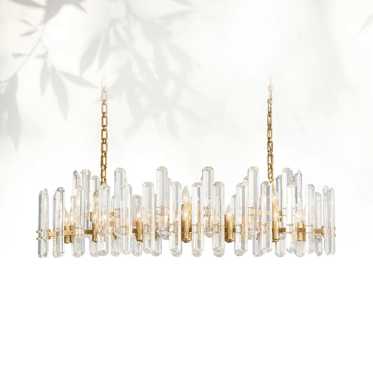 Bonington Rectangular chandelier 54" 72"