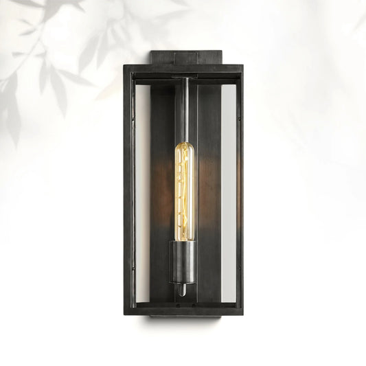 Bickman Outdoor Square Lantern Wall Sconce 18"21"28"