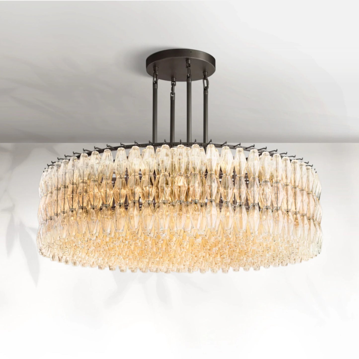 Chiaravalle Glass Round Chandelier