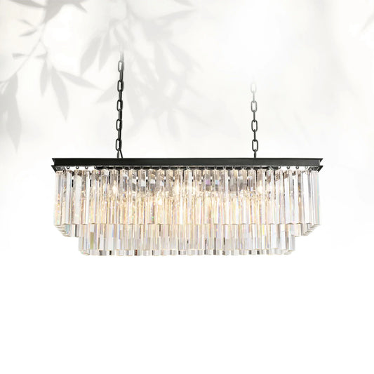 1920s Odeom Rectangular Chandelier