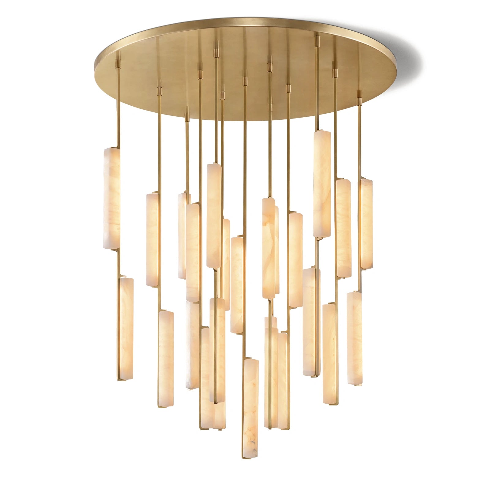 Oudubon Alabaster Round Chandelier